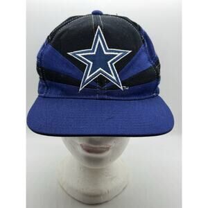 Rare HTF Design Vintage Dallas Cowboys NFL Apex One Two Tone Snapback Cap Hat